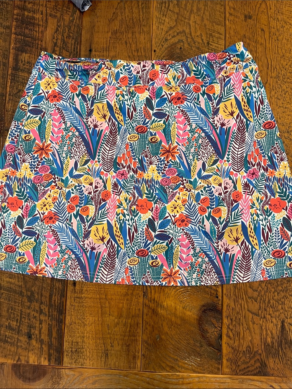 Ekouaer Floral Multicolor A-Line Women's Athletic Skort